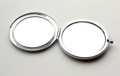 Large Chrome Vanity Mirror Kit